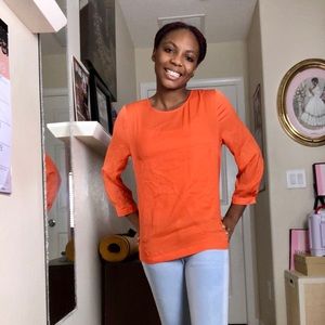 Merona Orange Blouse